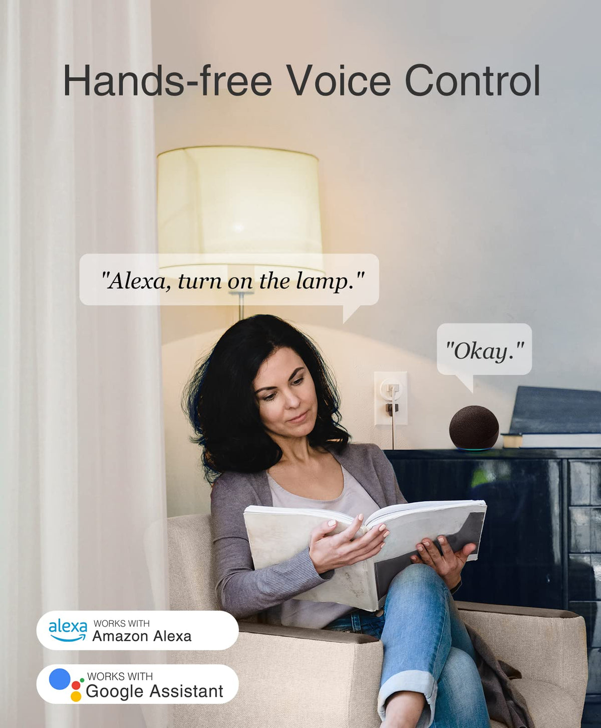 GHome Smart Plug Mini with ETL and FCC certifications displayed.