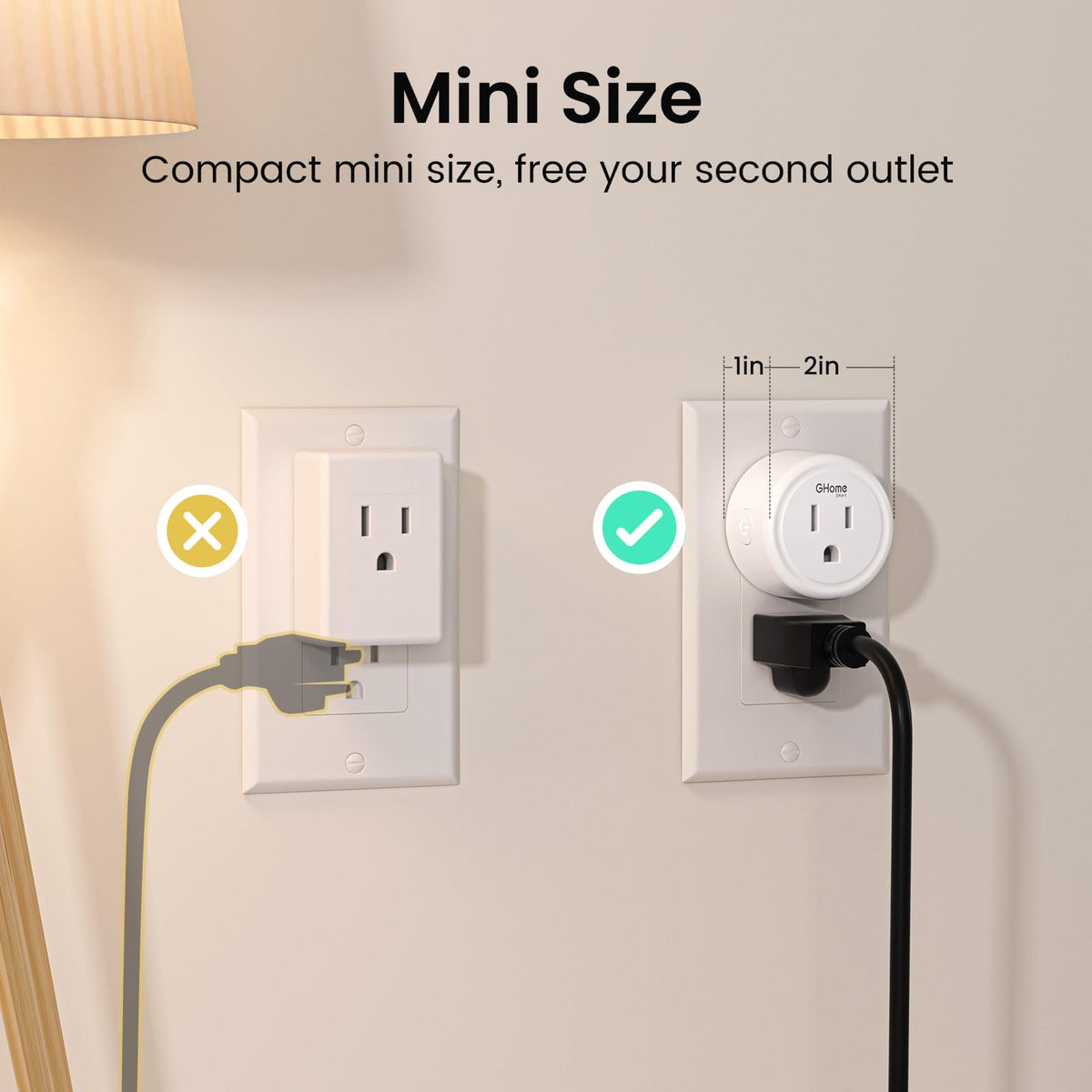 GHome Smart Plug Mini remote control and group management.