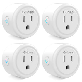GHome Smart Plug Mini setup in-wall for easy Wi‑Fi control.