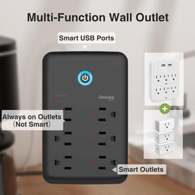 GHome Smart Plug Outlet Extender app scheduling for automated routines.