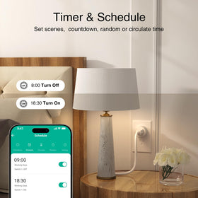 GHome Smart Plug schedules and timers for routine automation