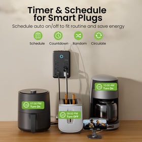 GHome Smart Power Strip's always-on outlets power essential gear continuously.