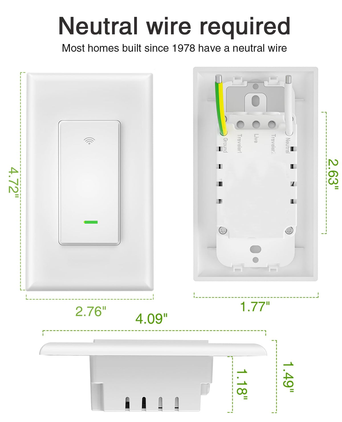 GHome Smart app control with group features to manage multiple switches