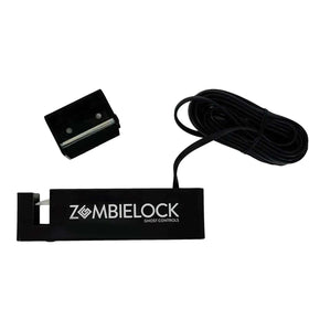 Ghost Controls AXZL ZombieLock installation on tubular gates enables quick setup.