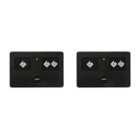 Ghost Controls TDS2 3-button remotes enabling long-range gate access.