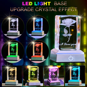 Ghtixsu LED Display Stand with six lighting modes enables customizable ambience