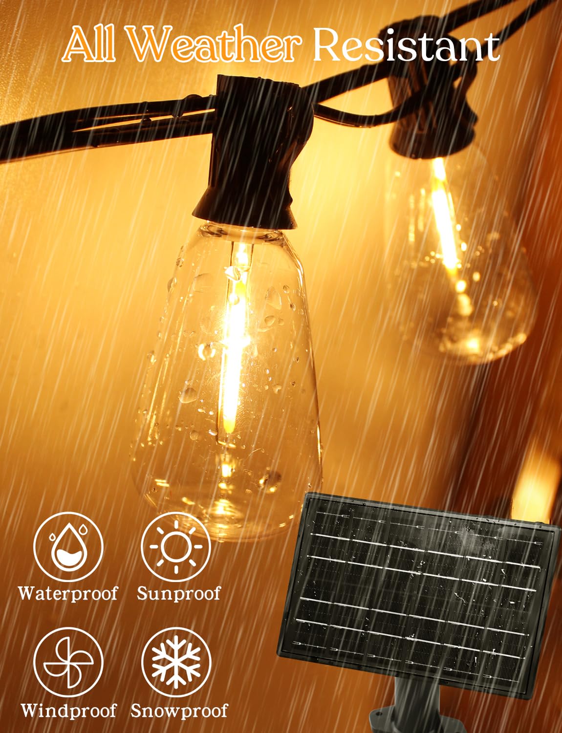 GHUSTAR remote control for quick lighting adjustments during outdoor gatherings.