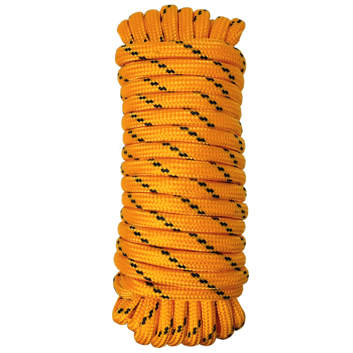 GIAHAND diamond braided rope in orange for versatile outdoor tasks