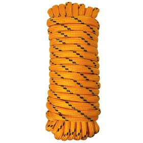 GIAHAND diamond braided rope in orange for versatile outdoor tasks