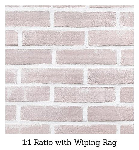 Giani interior accent transformed with a soft, even whitewash.