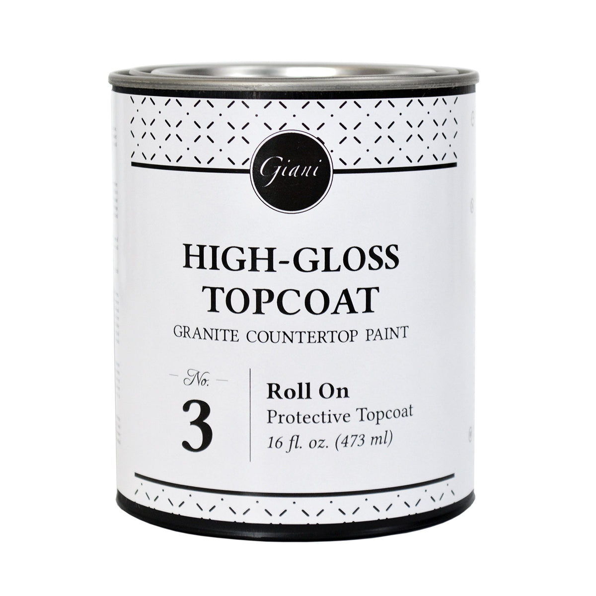 Giani clear acrylic topcoat for granite countertops; durable, non-yellowing finish