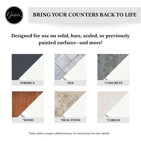 Included rollers and brushes enable even, mess-free coverage.