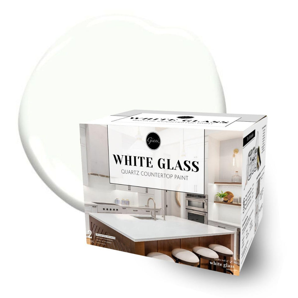 Giani Easy Epoxy Quartz kit packaging for a DIY countertop upgrade.