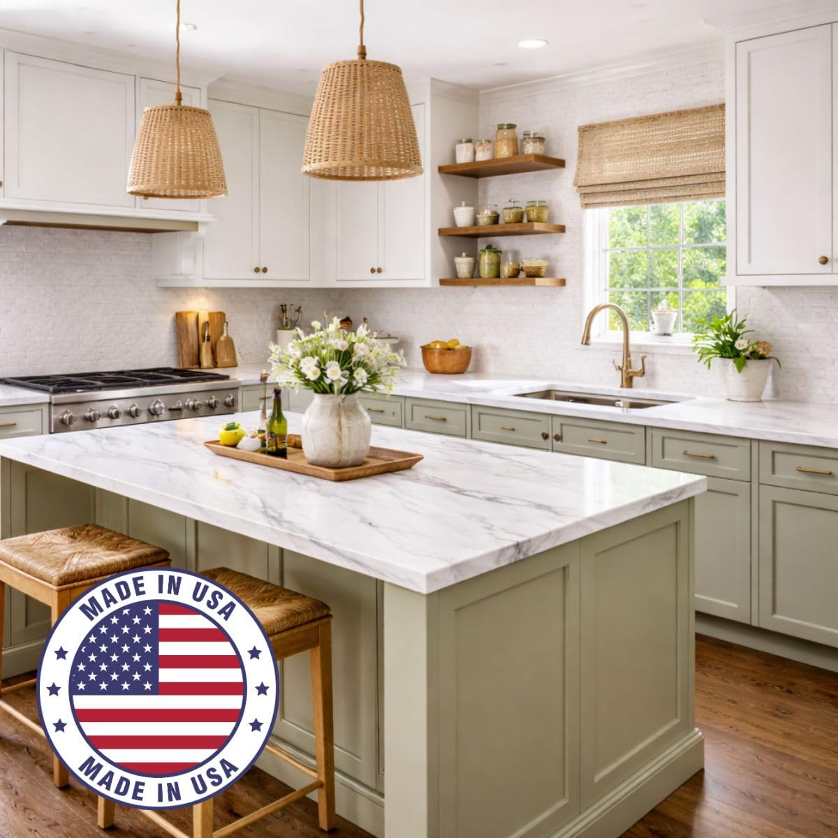 Giani prep stage hides stains and discoloration for a fresh canvas.