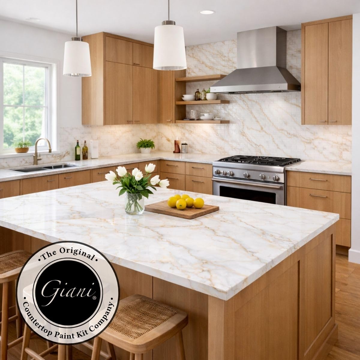Giani countertop transformation in a weekend, minimal downtime
