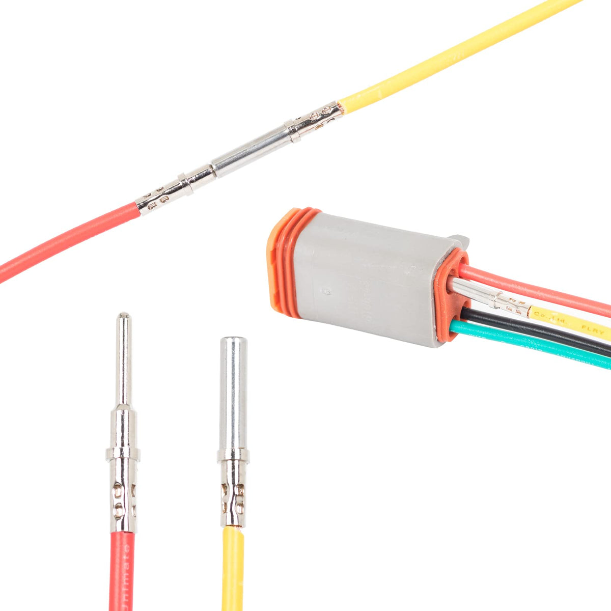 GIANNEER Deutsch crimp tool built-in locator for precise alignment