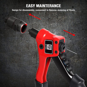 GIANTISAN rivet gun carrying case keeps everything portable.