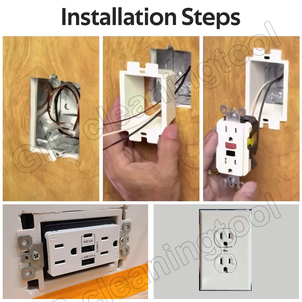 GIB BE1-2 1-gang extender installed with flush alignment
