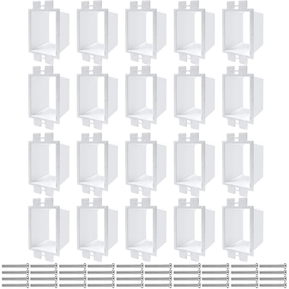 GIB cleaningtool BE1-2 outlet box extender 20pcs set for depth adjustment