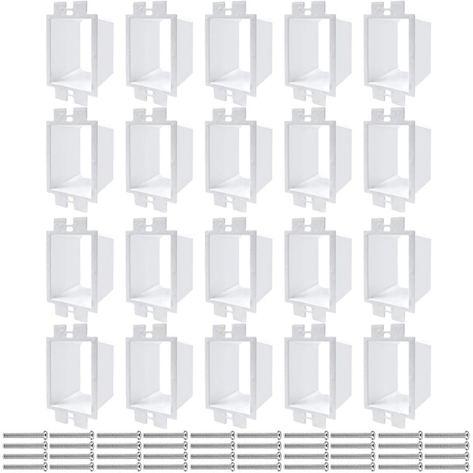 GIB cleaningtool BE1-2 outlet box extender 20pcs set for depth adjustment