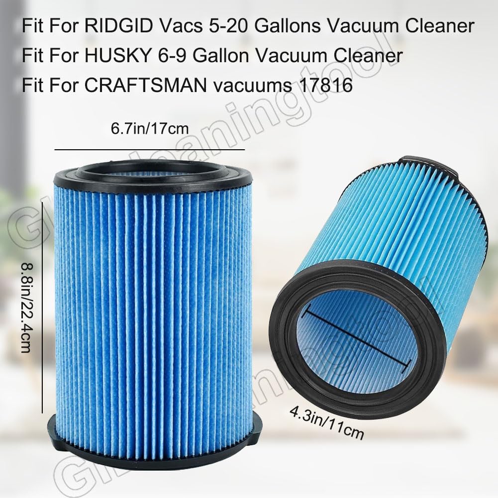 GIB cleaningtool VF5000 filter is washable and reusable for ongoing jobs.