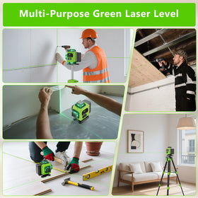 GiBiMoFi IP54-rated laser level ready for tough work environments.