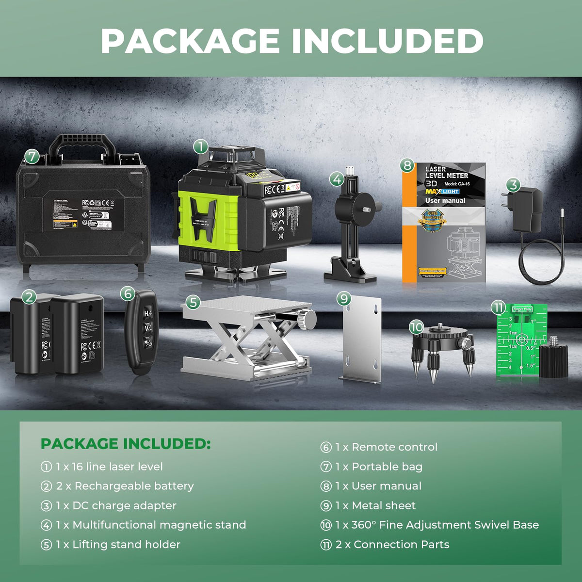 GiBiMoFi carrying bag and accessories keep hardware organized.