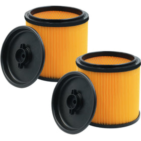 GIBTOOL Vacmaster VBV1210 two-pack cartridge filters for debris capture.