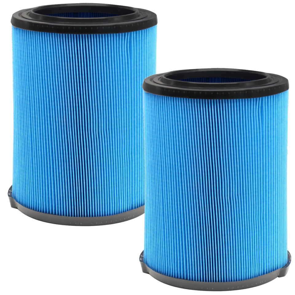 GIBTOOL VF5000 filter top view showing compact 3-layer design for dust control