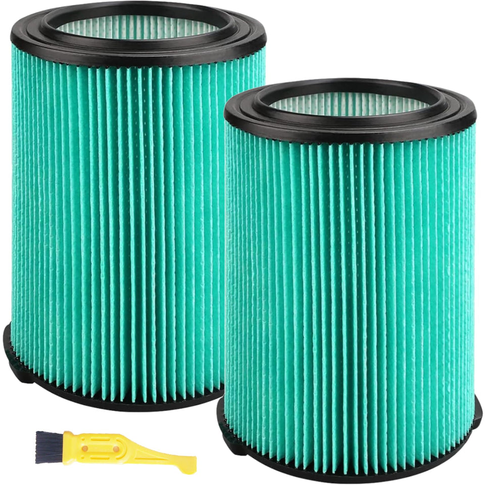 GIBTOOL VF6000 filter top view; quick lock-in for easy replacement in workshop.