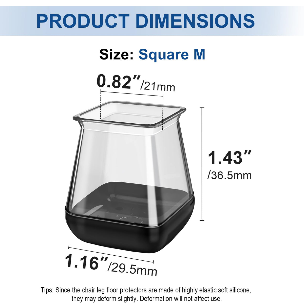 GICUNK floor protector suitable for both carpet and hard surfaces.