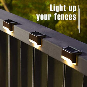 GIGALUMI auto-on solar deck light activates automatically after charging.
