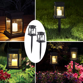 GIGALUMI lanterns hanging from an umbrella create decorative mood lighting