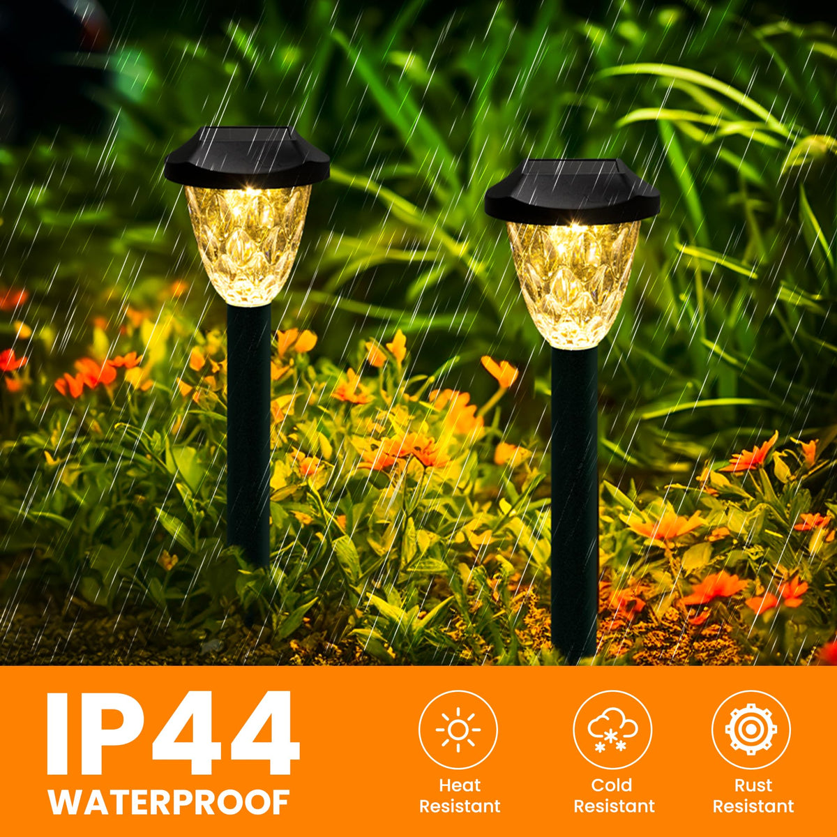 GIGALUMI auto on/off garden light lighting up at night automatically