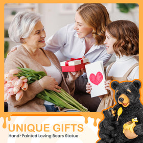 GIGALUMI bear statue includes a warranty for peace of mind