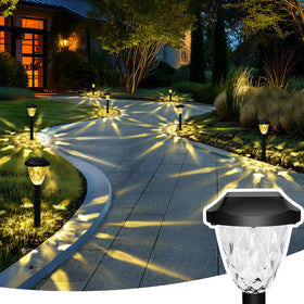 GIGALUMI clear lampshade design for even path lighting