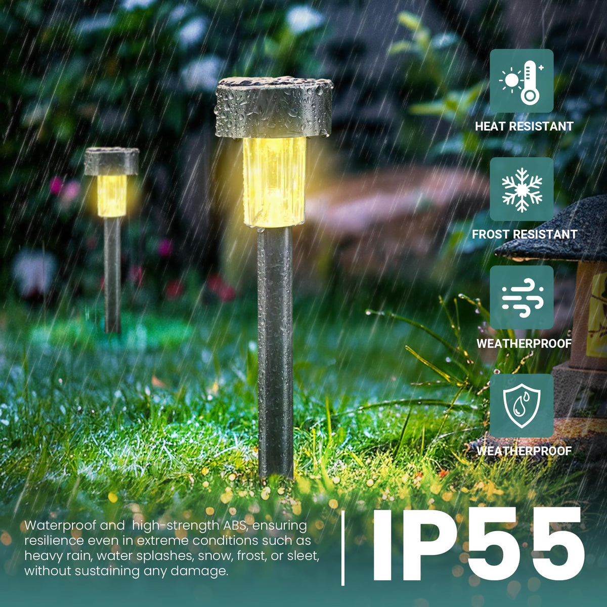 GIGALUMI driveway path light illuminates the driveway for safer nighttime navigation.