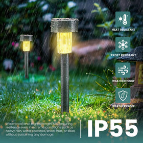 GIGALUMI driveway path light illuminates the driveway for safer nighttime navigation.