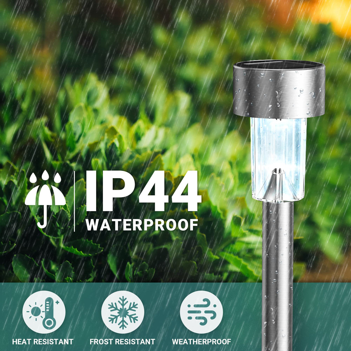 GIGALUMI outdoor lights install easily without wiring for quick setup.