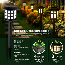 GIGALUMI garden border solar light adds accent lighting along flower beds