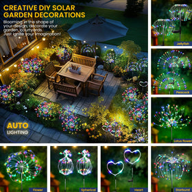 GIGALUMI aluminum-pole lights offer sturdy, long-lasting outdoor decoration.