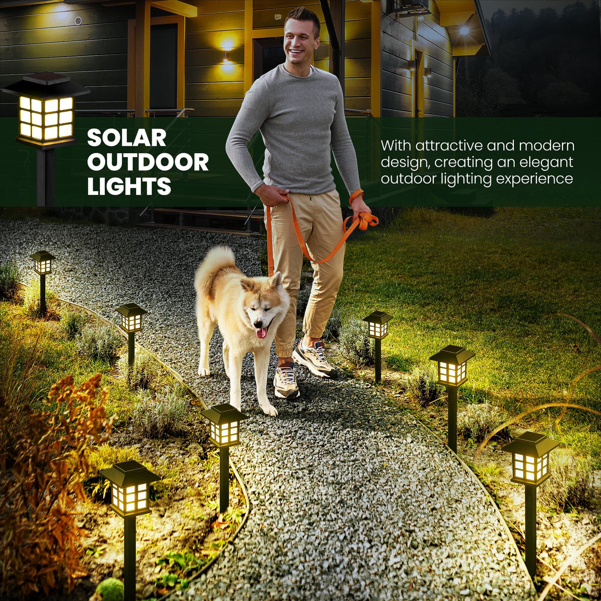 GIGALUMI garden decor outdoor light enhancing landscape