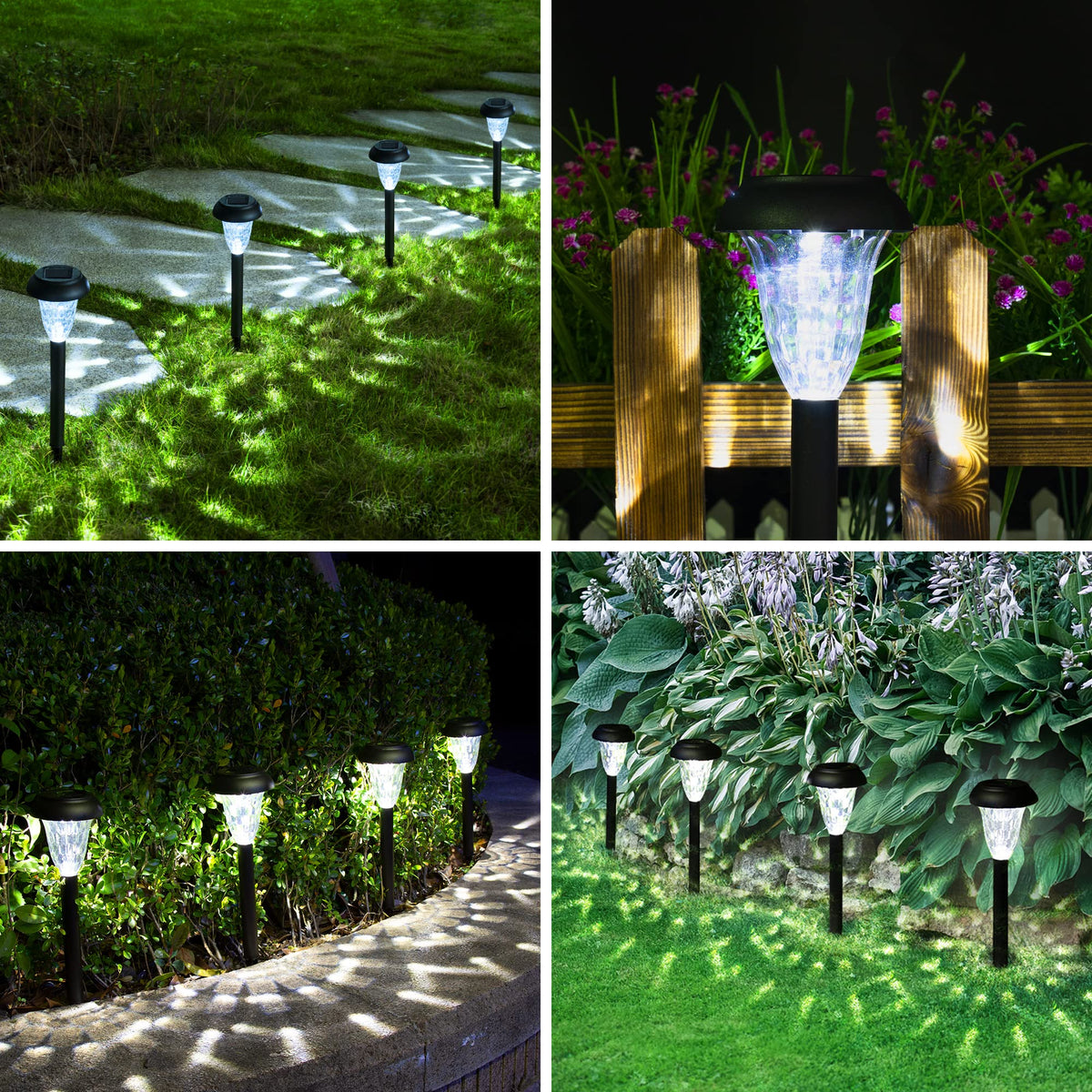 GIGALUMI garden landscape lights add decorative glow for borders and beds