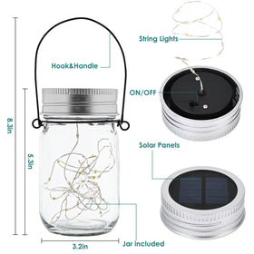GIGALUMI garden patio decor lights ideal for balconies and fences.