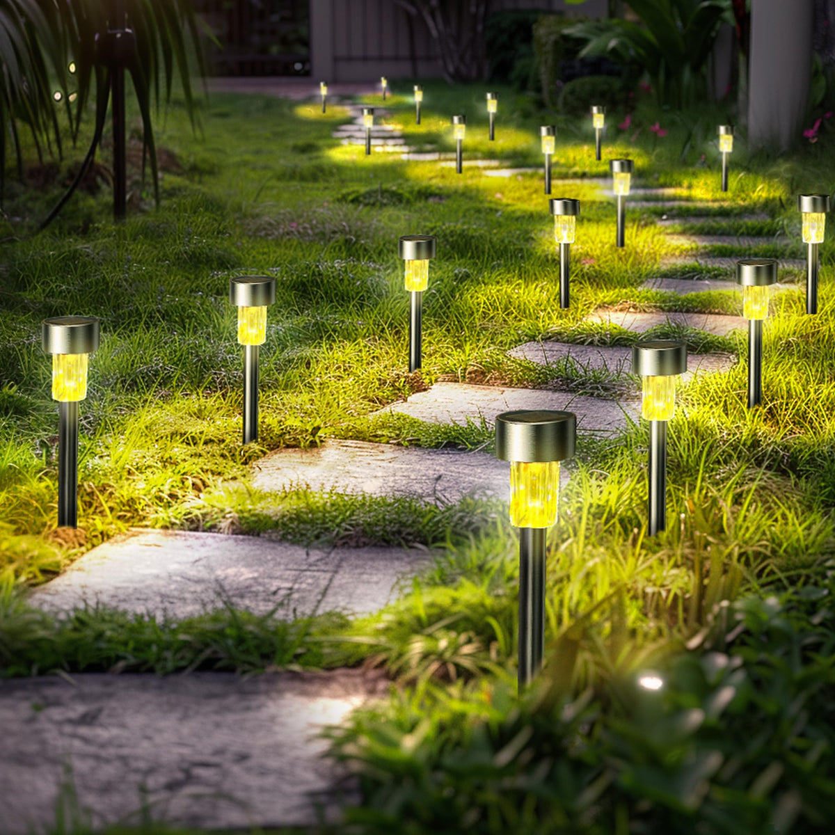 GIGALUMI led landscape light demonstrates durable construction for outdoor use.