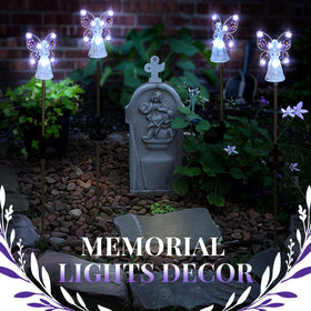 GIGALUMI memorial angel light suitable as sympathy gift.