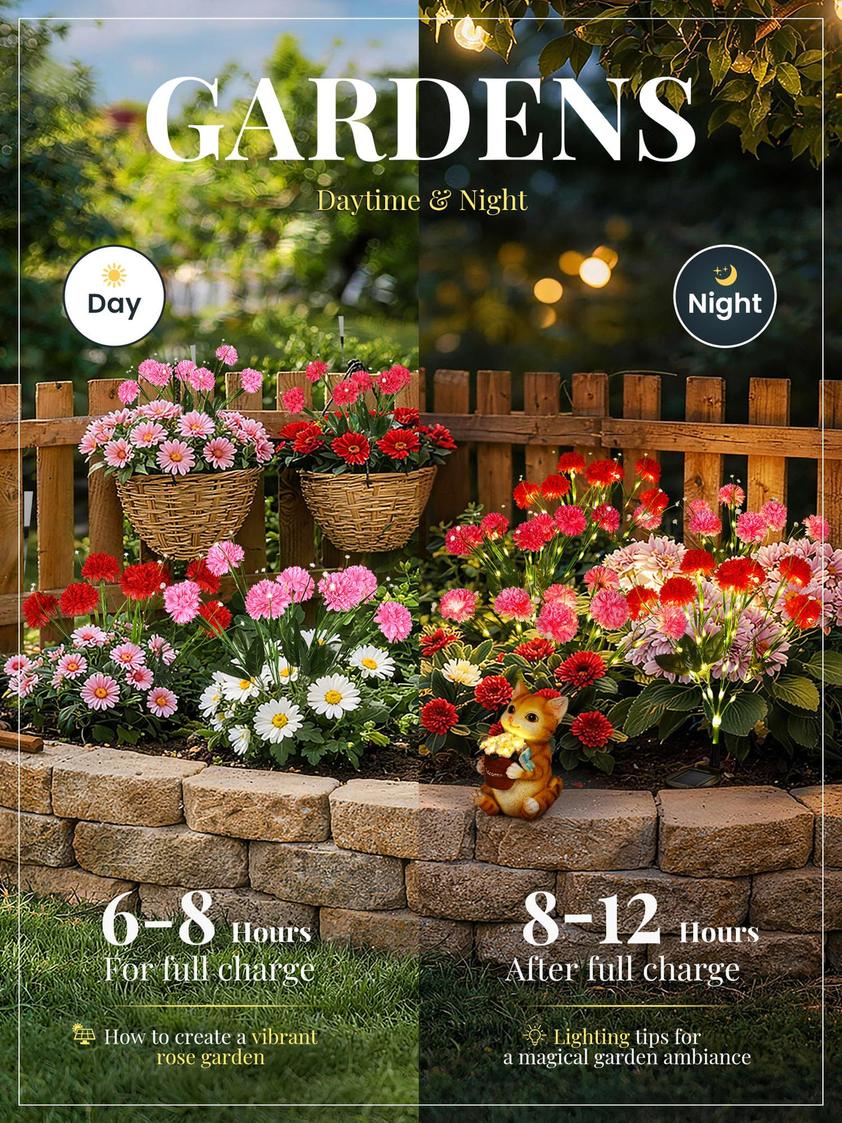 GIGALUMI solar chrysanthemum light energy-saving outdoor decor that lasts