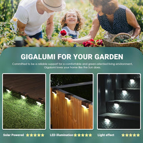 GIGALUMI auto-on/off design activates automatically after charging.