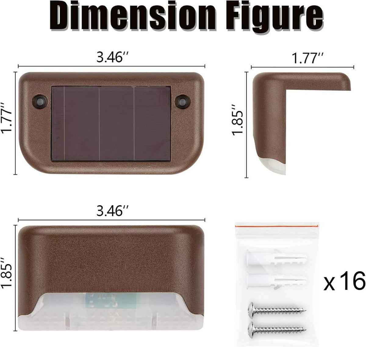GIGALUMI easy installation with tape or screws for quick setup.