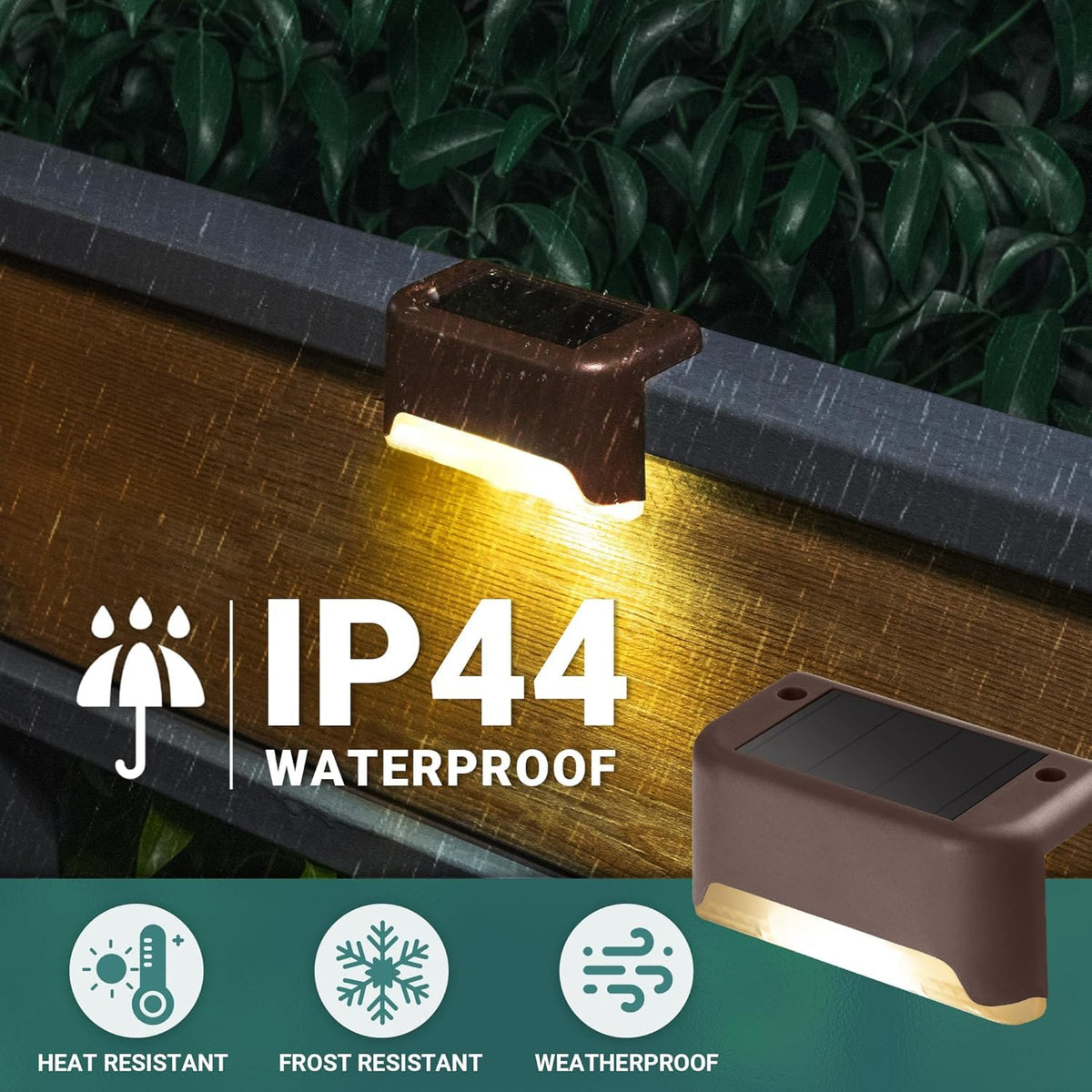 GIGALUMI waterproof shell withstands rain and snow for year-round use.